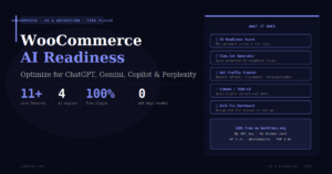 WooCommerce AI Readiness — Optimize Your Store for ChatGPT, Gemini and Copilot