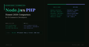 Node.js vs PHP in 2026 — Honest Comparison for E-Commerce Developers