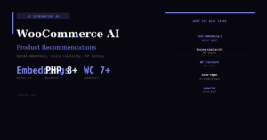 WooCommerce AI Product Recommendations with OpenAI Embeddings