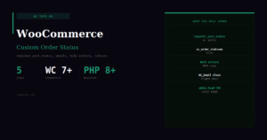 How to Add a WooCommerce Custom Order Status with PHP
