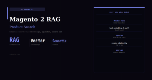 Magento 2 RAG Product Search — Vector-Based AI Search