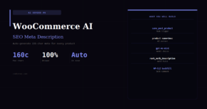 WooCommerce AI SEO Meta Description Generator — Automate at Scale