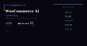 WooCommerce AI Upsell Popup — Personalised Offers That Convert