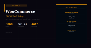 WooCommerce BOGO Deal — Buy One Get One Free Setup Guide