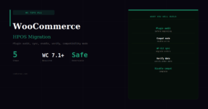 WooCommerce HPOS Migration — Enable & Verify High-Performance Order Storage
