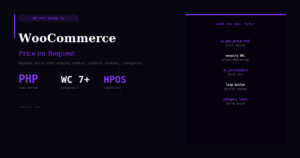 WooCommerce Price on Request — Replace Price with Enquiry Button
