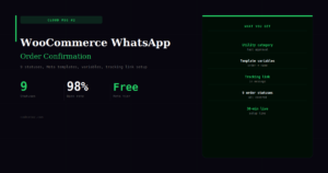 WooCommerce WhatsApp Order Confirmation — Setup & Message Templates 2026