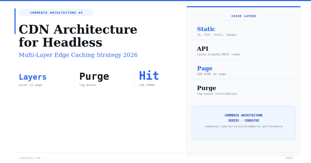CDN Architecture for Headless Commerce — Multi-Layer Caching 2026