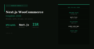 Next.js WooCommerce GraphQL — Build a Storefront 2026
