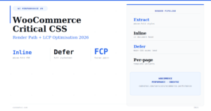 Best WooCommerce Critical CSS Guide — Render Path 2026