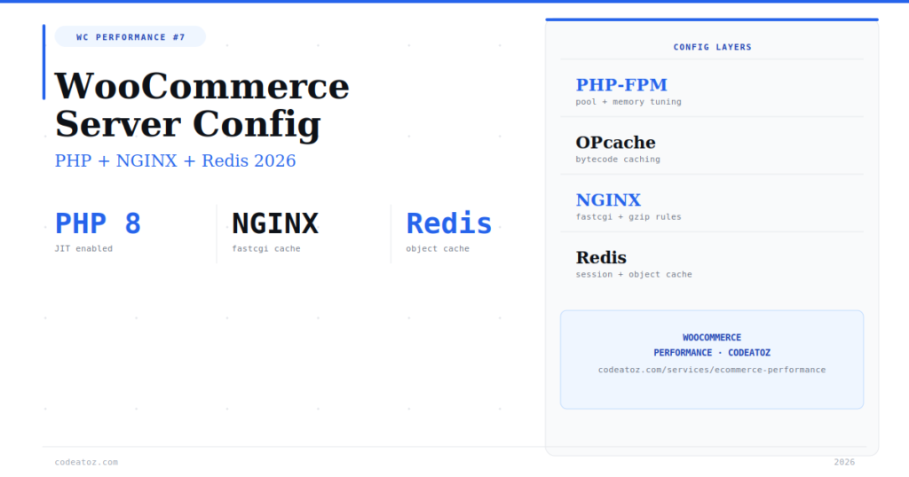 Best WooCommerce Server Configuration Guide — PHP + NGINX 2026