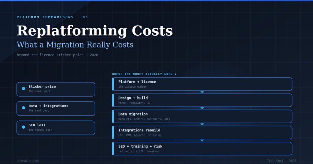 Replatforming Cost — What an Ecommerce Migration Really Costs in 2026