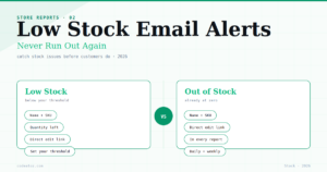 WooCommerce Low Stock Notification — Never Run Out Again in 2026