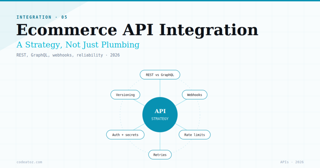 Ecommerce API Integration — A Strategy, Not Just Plumbing in 2026