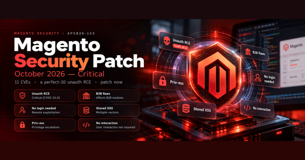 APSB26-153 — The Critical Magento Security Patch You Need to Apply Now