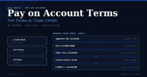 Pay on Account in WooCommerce — Net Terms & Trade Credit Done Safely