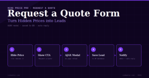 Add a Request a Quote Form to WooCommerce — Turn Hidden Prices into Leads